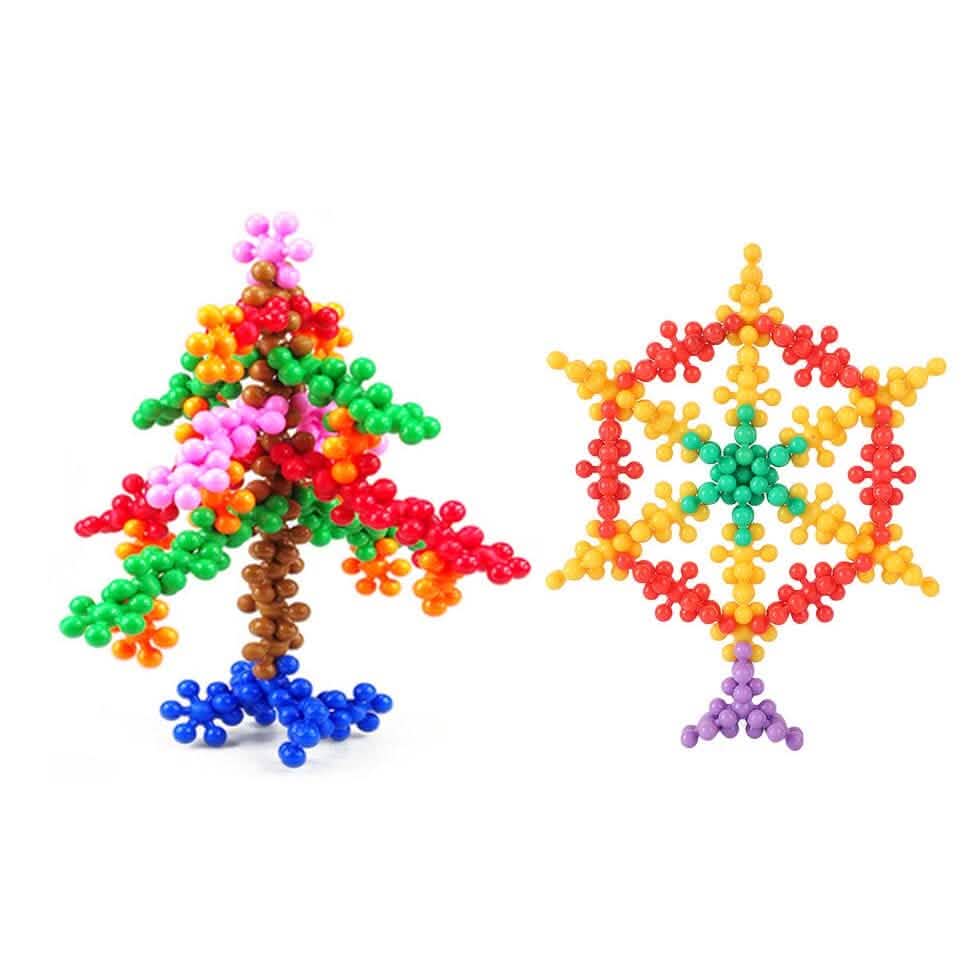 200 pièces : Jouet de construction à emboîtement 3D STEM