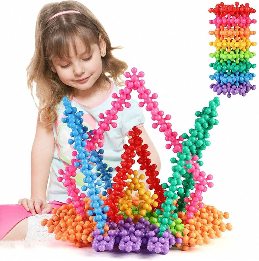 200 pièces : Jouet de construction à emboîtement 3D STEM
