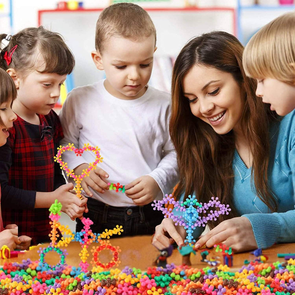 200 pièces : Jouet de construction à emboîtement 3D STEM