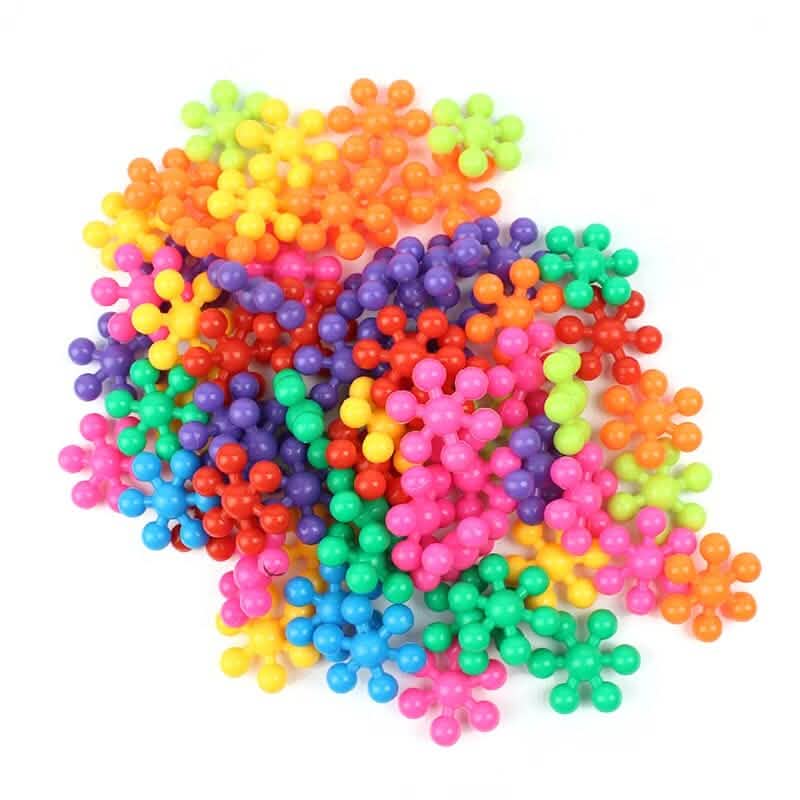 200 pièces : Jouet de construction à emboîtement 3D STEM