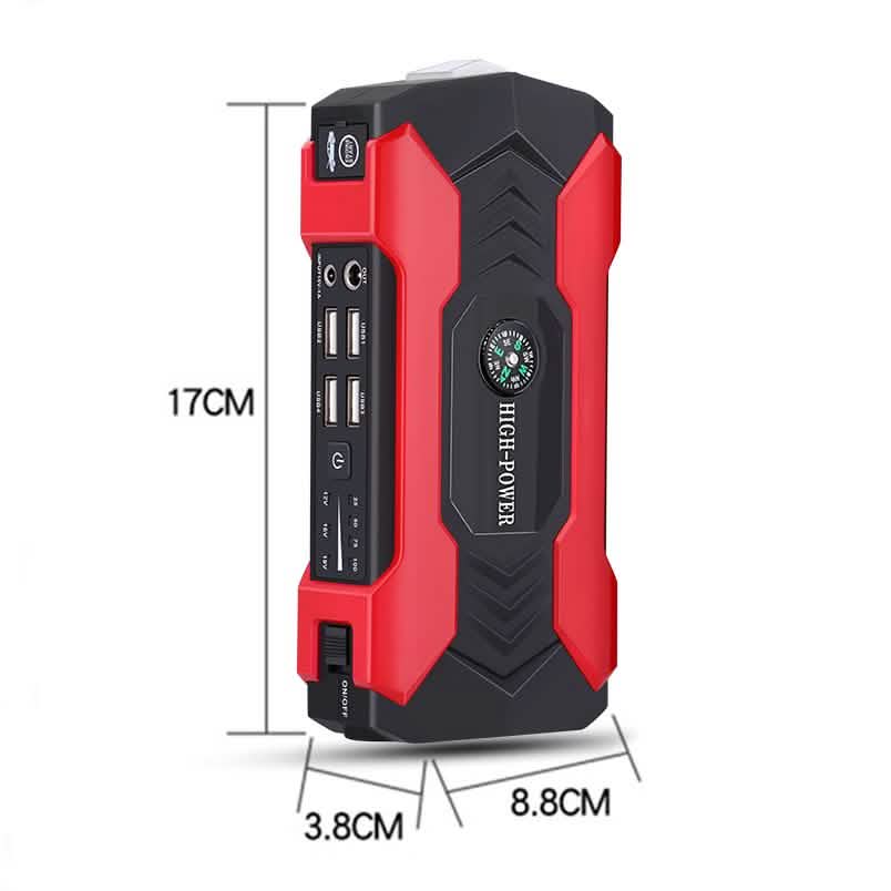 Batterie externe 20000mAh pour démarrage de voiture 200-600A Chargeur portable Booster de voiture