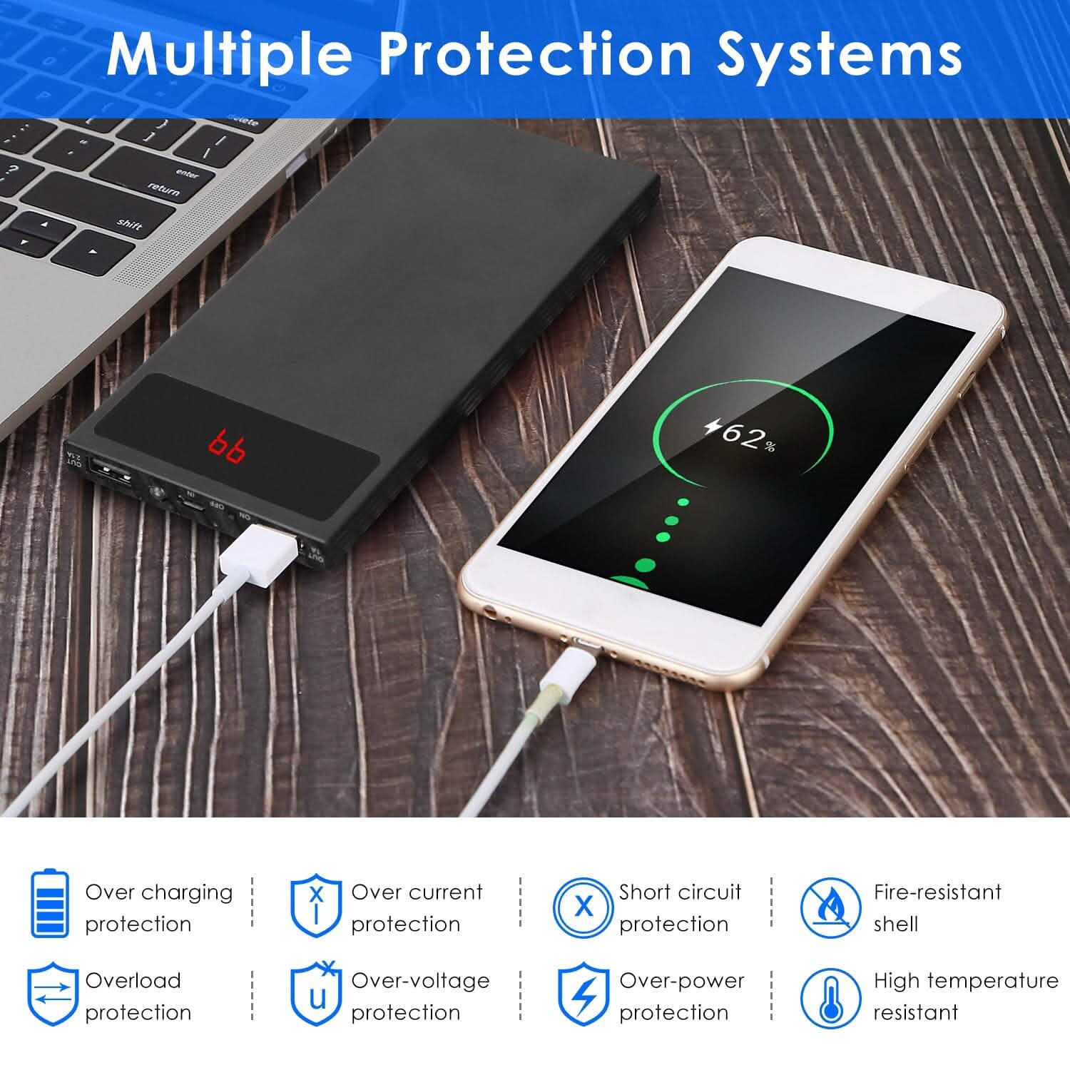 Batterie Externe Ultra-fine 20 000 mAh