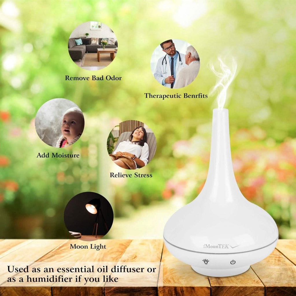 Humidificateur à brume froide ultrasonique 200 ml pour huiles essentielles