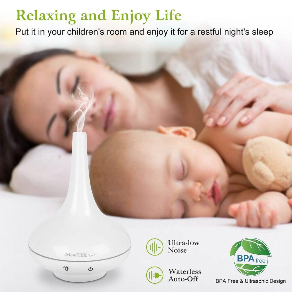Humidificateur à brume froide ultrasonique 200 ml pour huiles essentielles