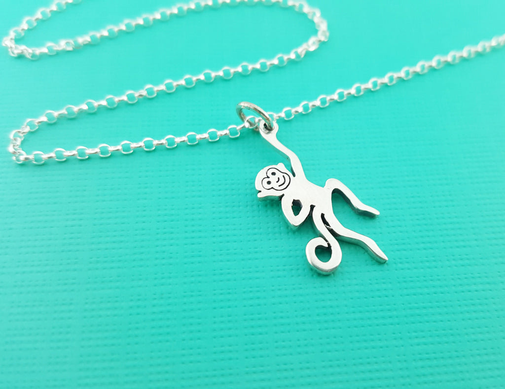 Collier Singe en Argent Sterling