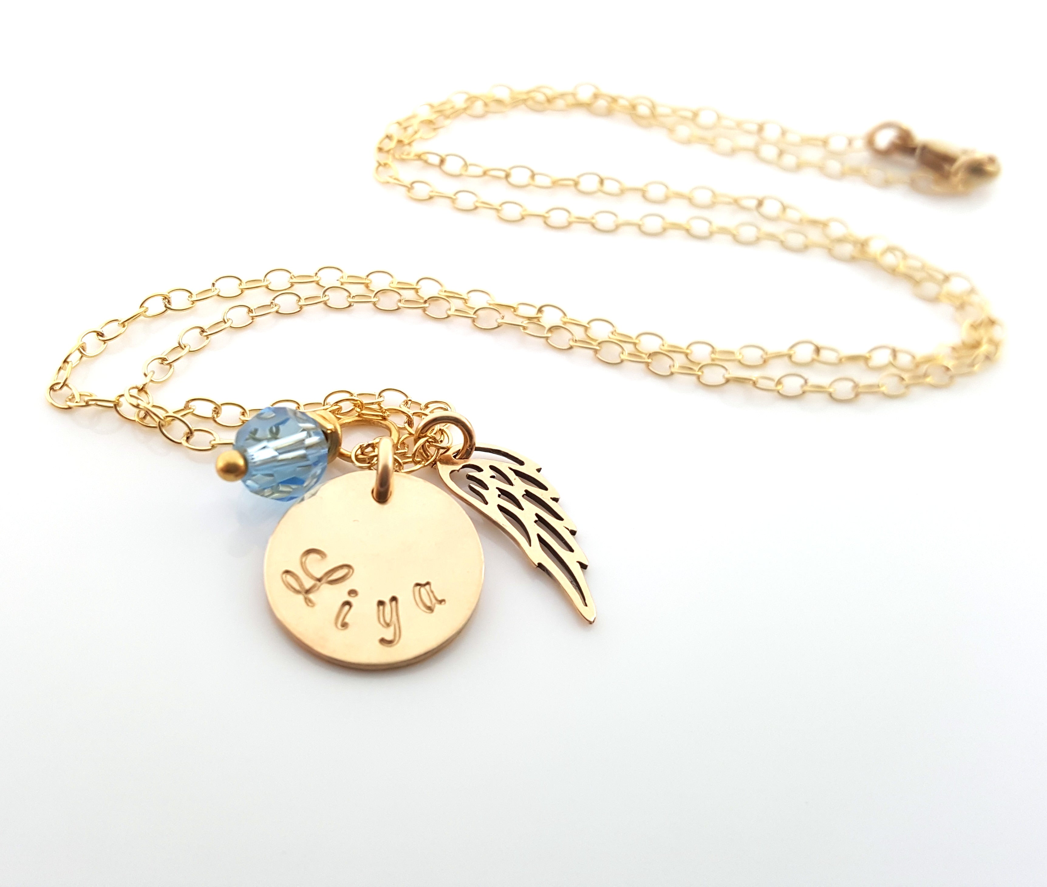 Collier Aile d'Ange Prénom Personnalisé