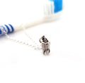 Collier Pendentif Petite Dent Molaire - Collier en Argent Sterling