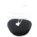Collier Pendentif Cœur Coulissant - Bijoux en Argent Sterling