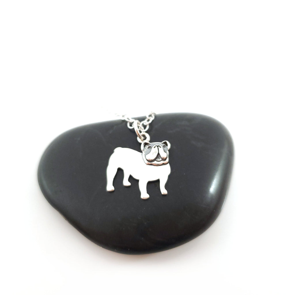Collier bouledogue en argent sterling 925