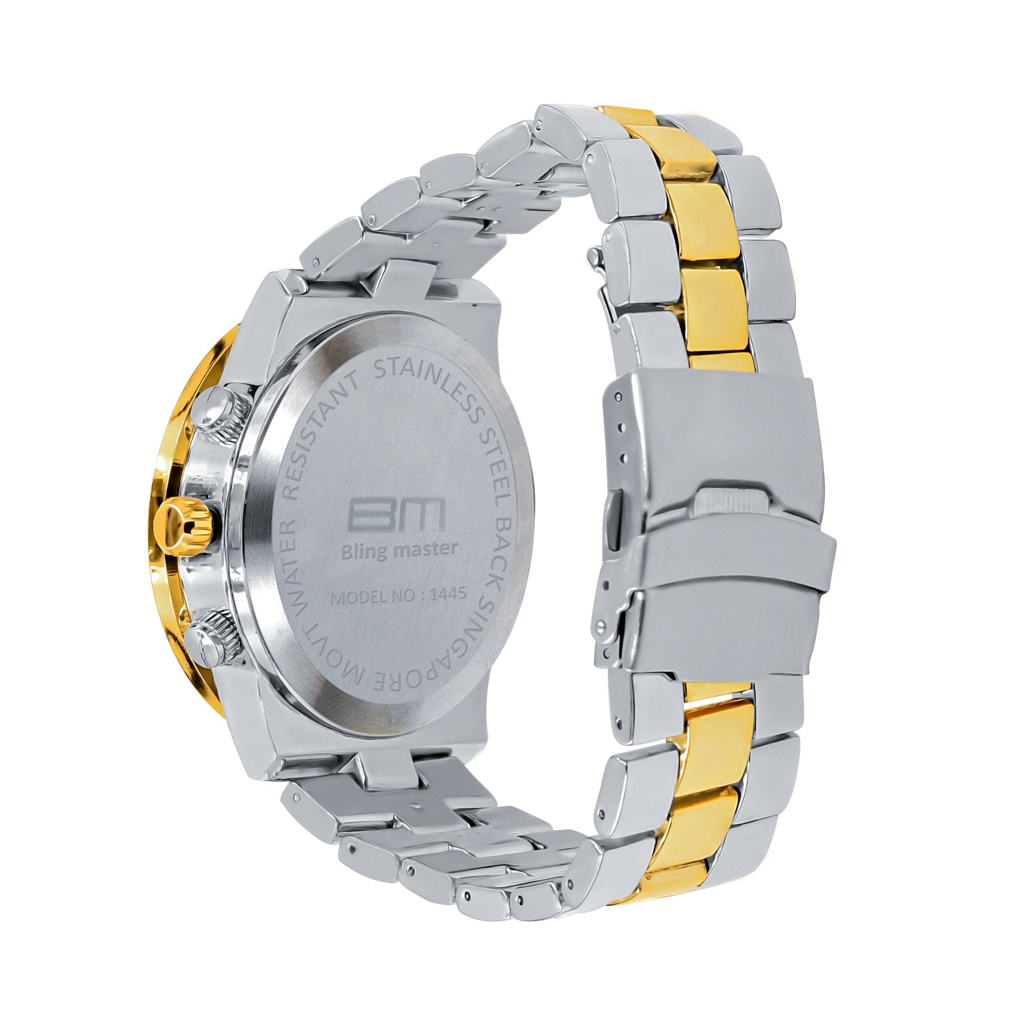 MONTRE MÉTALLIQUE HIP HOP ÉLÉGANTE | 5627642