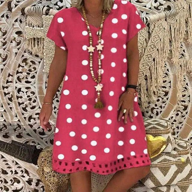 Élégante robe d'été lâche pour femme orange jaune robes d'été pour femmes - Tenues mignonnes pour femmes