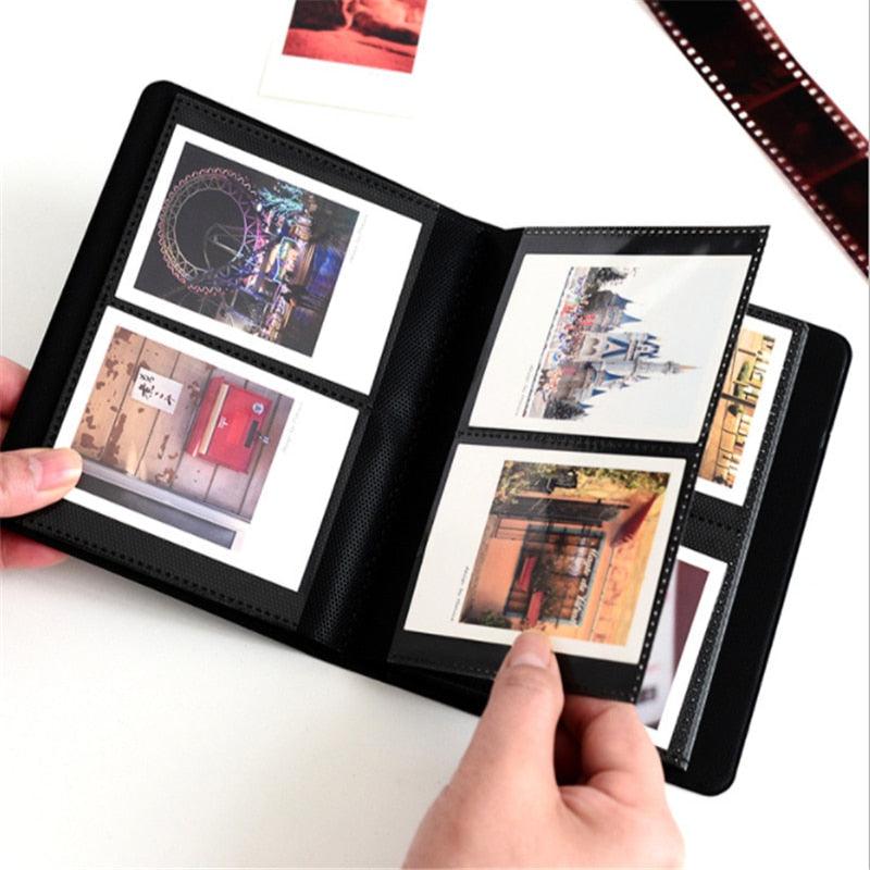 2021 Albums photo Albums de photographie Films Polaroid Mini Étui pour photos instantanées Rangement 64 pochettes Papier de scrapbooking mémo Albums de scrapbooking bébé famille Cadeaux mémorables à faire soi-même pour les proches