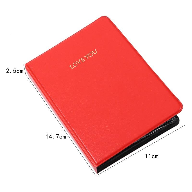 2021 Albums photo Albums de photographie Films Polaroid Mini Étui pour photos instantanées Rangement 64 pochettes Papier de scrapbooking mémo Albums de scrapbooking bébé famille Cadeaux mémorables à faire soi-même pour les proches