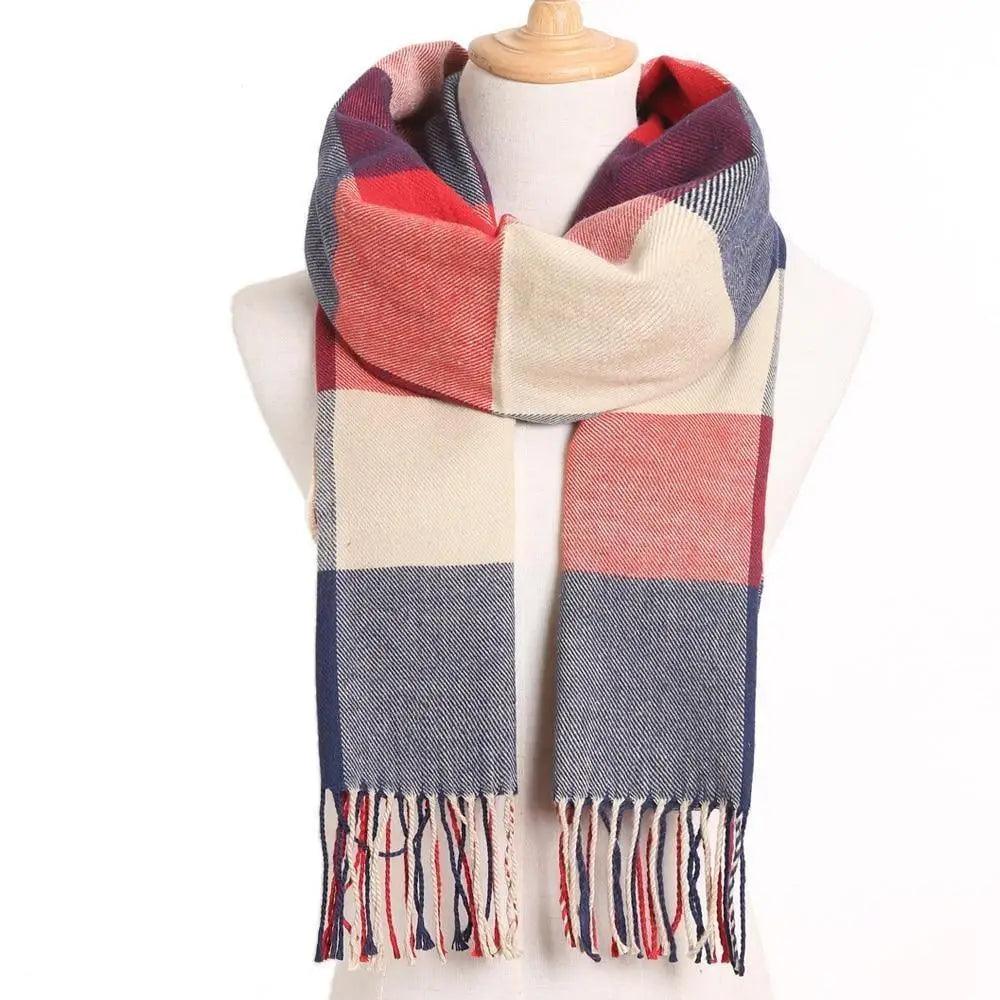 Écharpe d'hiver chaude unie pour femme, écharpe décontractée tendance pour femme, écharpe décontractée pour l'hiver