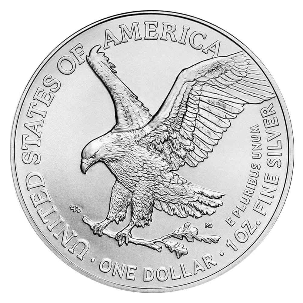 2022 $1 Aigle américain en argent 1 once Brillant Universel