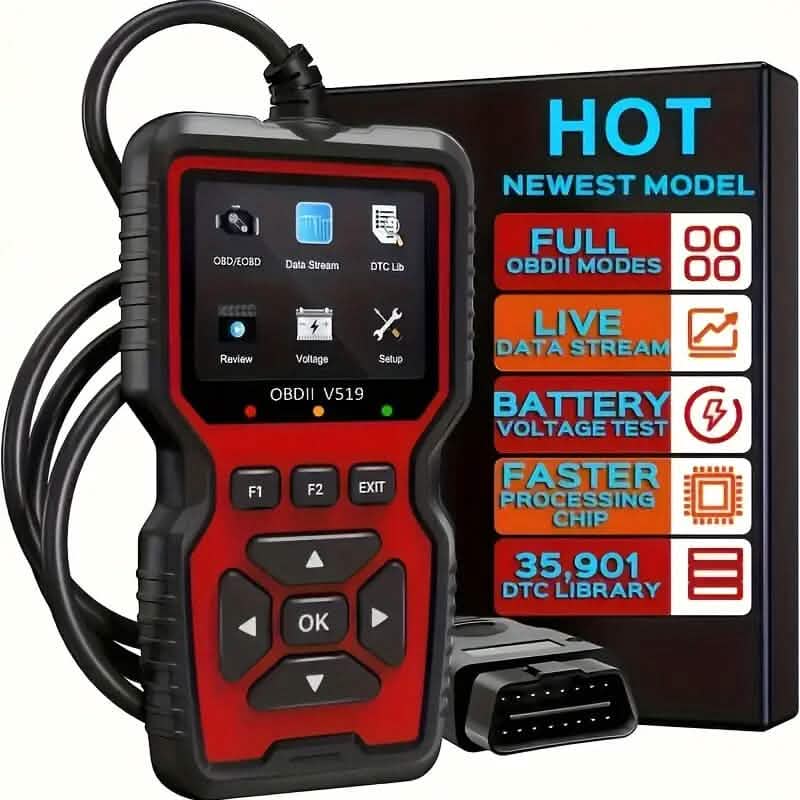 Outil de balayage OBD2 avancé V519 2024