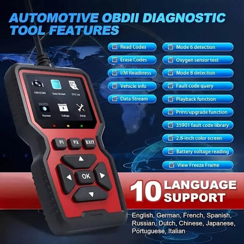 Outil de balayage OBD2 avancé V519 2024