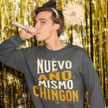 Nouveau An Même Chingon Latino Joyeux Nouvel An 2027 Pull Ras du Cou | Drôle Nouveau An | 3 Couleurs