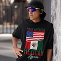 T-shirt "Make America Mexican Again" | Drapeaux Mexique + USA T-shirts Viraux Latinos | 3 Couleurs