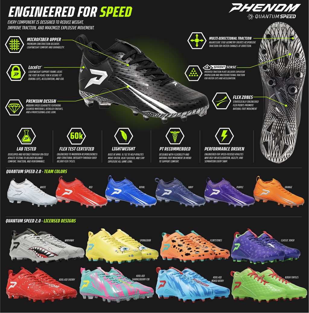 Quantum Speed : Crampons de football - Blanc - Couleurs de l'équipe