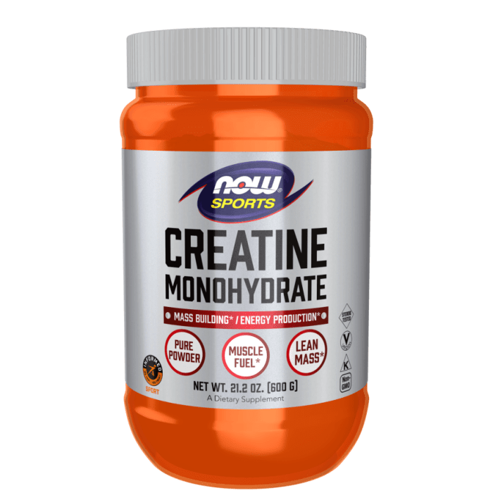Now Sports Créatine Monohydrate en poudre 600g - 2031