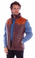 Scully Casper (Cuir 2043) – Gilet pour hommes