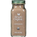 Cardamome Simply Organic, 80 grammes, Certifiée biologique et casher, Aromatique, Légèrement épicée-sucrée, Sans oxyde d'éthylène, Non irradiée