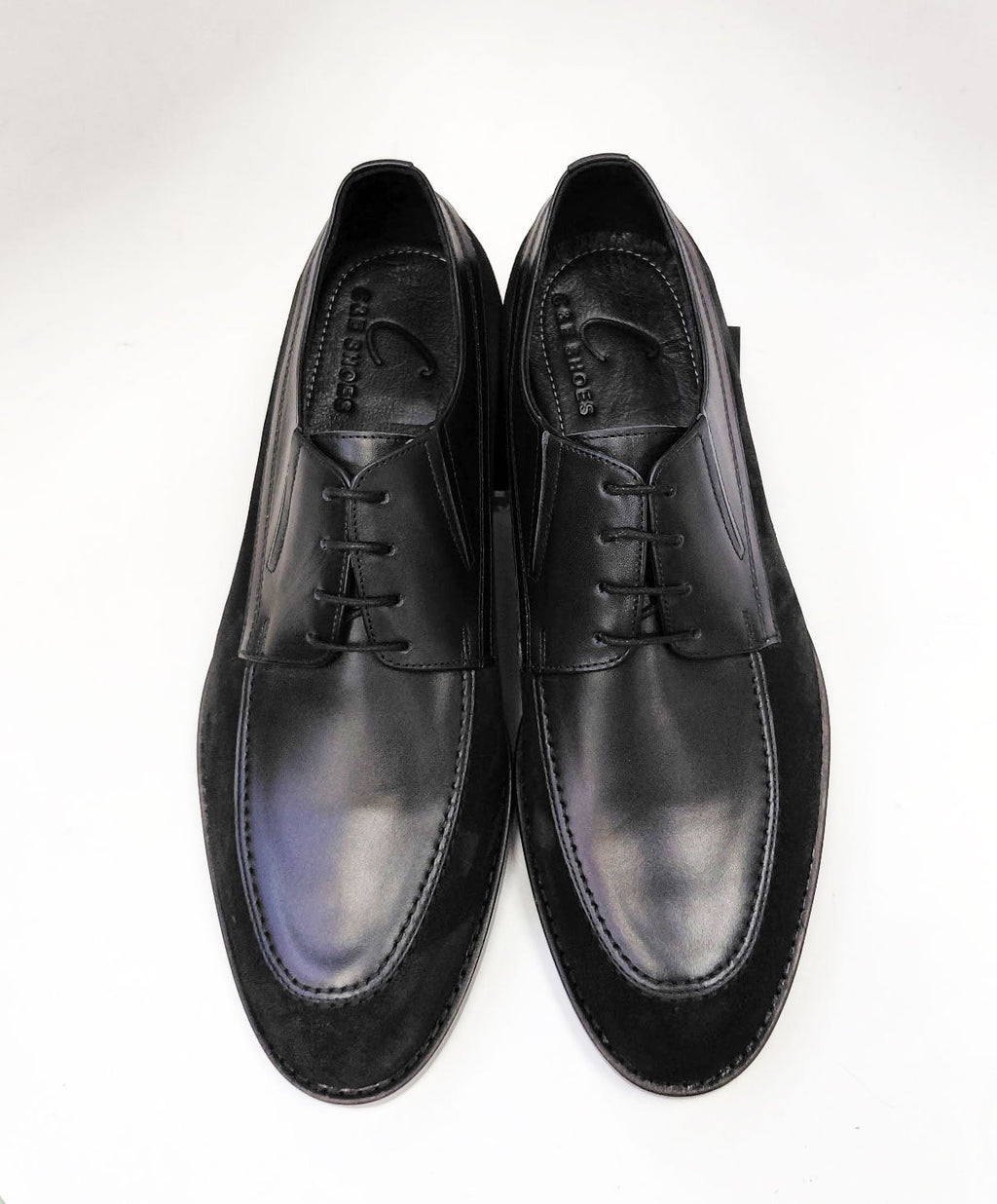 C Collection Leather Oxford - Black