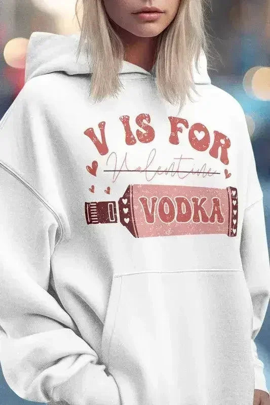 Chandail à capuchon graphique rétro Saint-Valentin