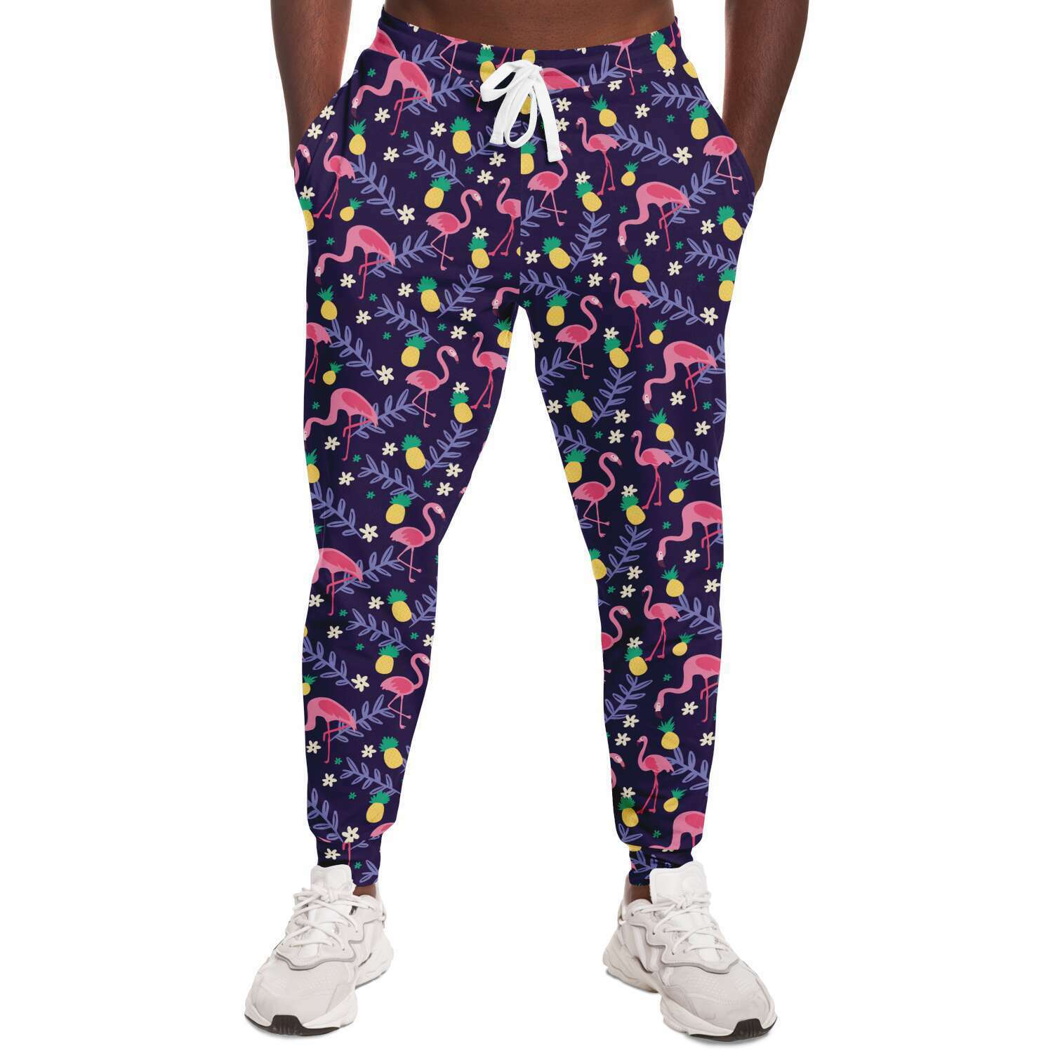 Pantalon de jogging Flamant ananas