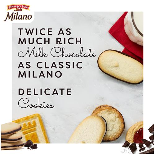 Biscuits Pepperidge Farm Milano double chocolat au lait, sac de 212 g (15 biscuits)