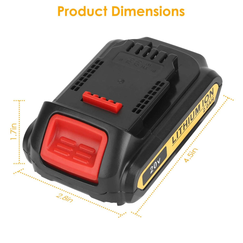 Batterie de rechange 20V compatible avec Dewalt DCB