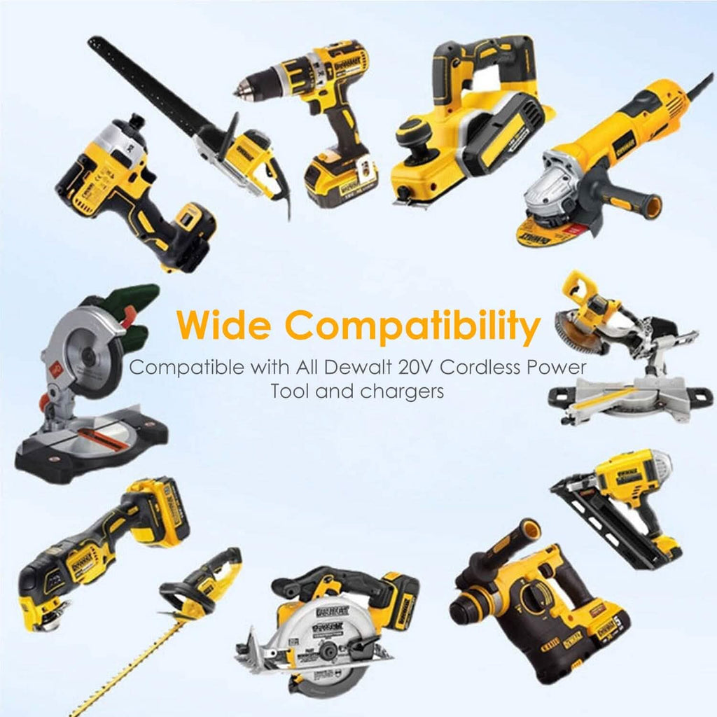 Batterie de rechange 20V compatible avec Dewalt DCB