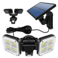 Lampes solaires super lumineuses 20 W 120 LED étanches IP65