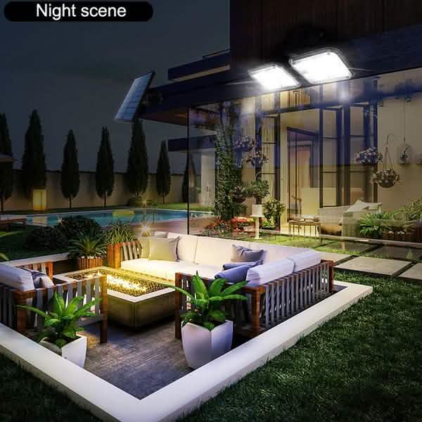 Lampes solaires super lumineuses 20 W 120 LED étanches IP65