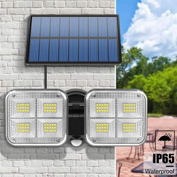 Lampes solaires super lumineuses 20 W 120 LED étanches IP65