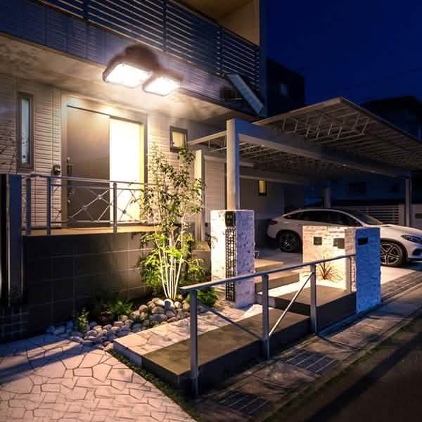 Lampes solaires super lumineuses 20 W 120 LED étanches IP65