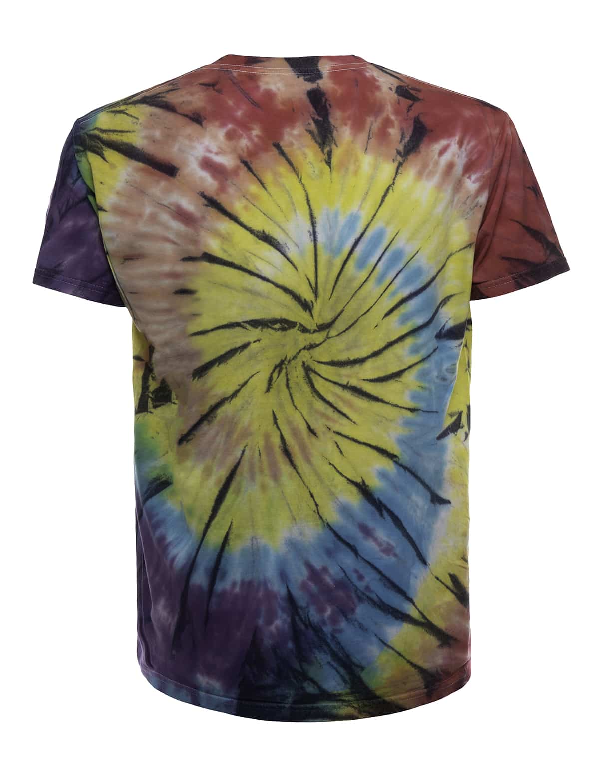 Tie-dye spirale arc-en-ciel