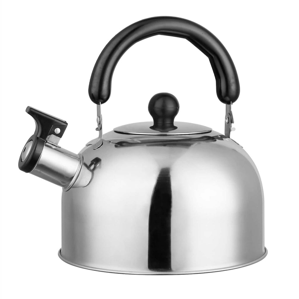Bouilloire sifflante en acier inoxydable 2,1 litres pour cuisinière à induction ou à gaz