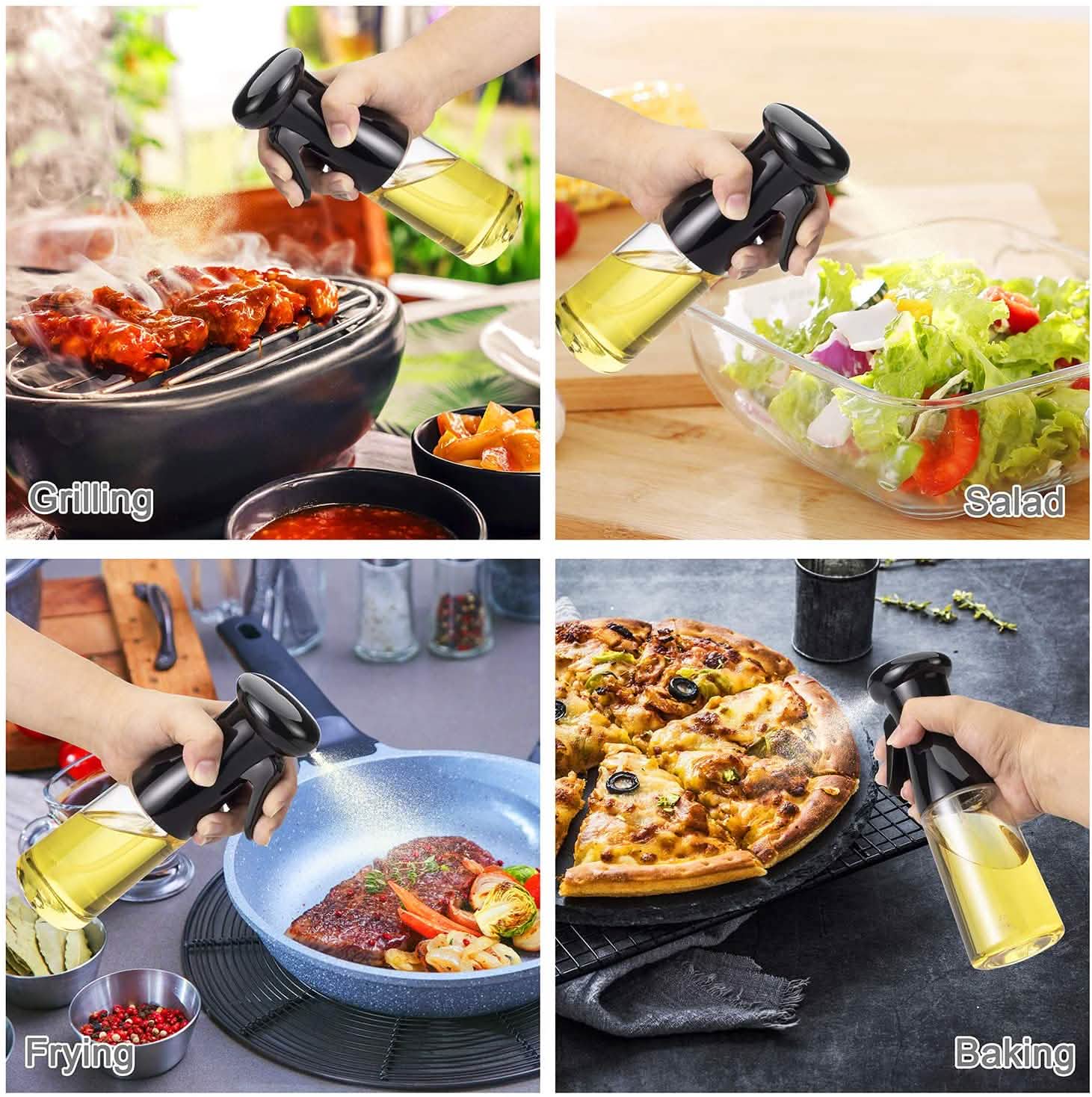 Vaporisateur d'huile de cuisson 210 ml