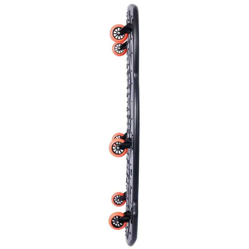 Corps ergonomique en PEHD moulé par soufflage avec appui-tête rembourré et deux plateaux à outils