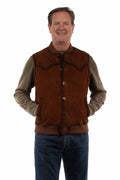 Scully Cheyenne (2117 Suede) – Gilet pour hommes
