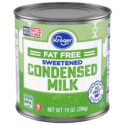 Lait concentré sucré écrémé Kroger 397 g