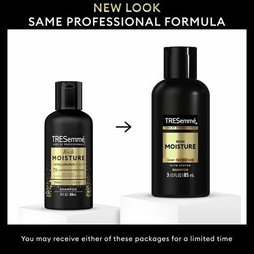 Shampoing Hydratant Tresemmé Riche Humidité Pour Cheveux Secs Formulé Avec La Technologie Pro Style 88 ml