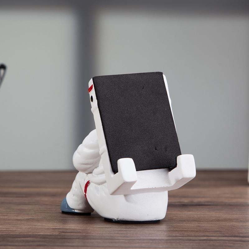 Support de téléphone astronaute créatif pour bureau, support de téléphone portable et tablette
