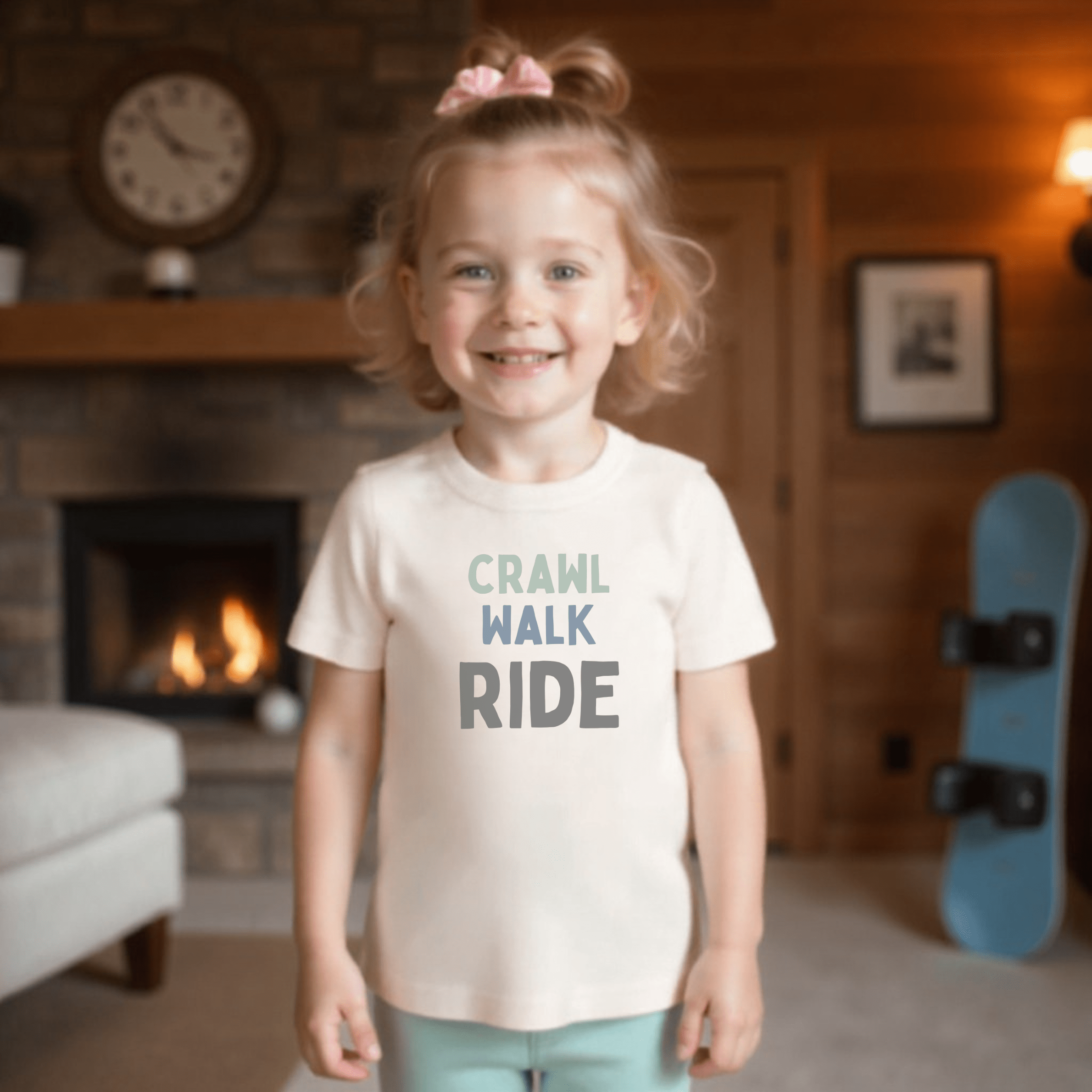 tee-shirt imprimé | d'abord je rampe, après je marche, puis je roule