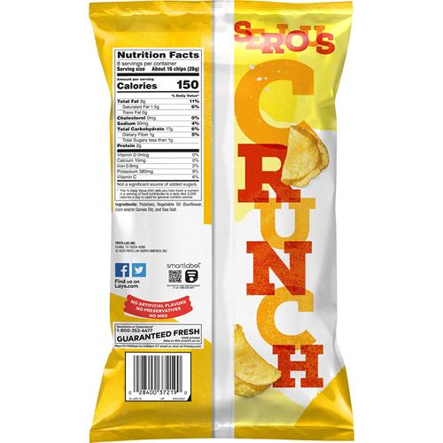 Croustilles cuites à la marmite Lays, 8 oz