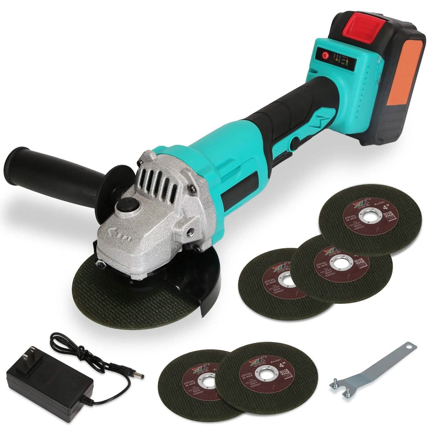 Kit de meuleuse d'angle sans fil 21 V avec moteur sans balais