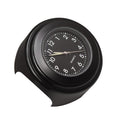 Horloge de guidon de moto multifonctionnelle de 22-25 mm Support universel étanche pour guidon de moto Montre à quartz lumineuse classique durable et pratique
