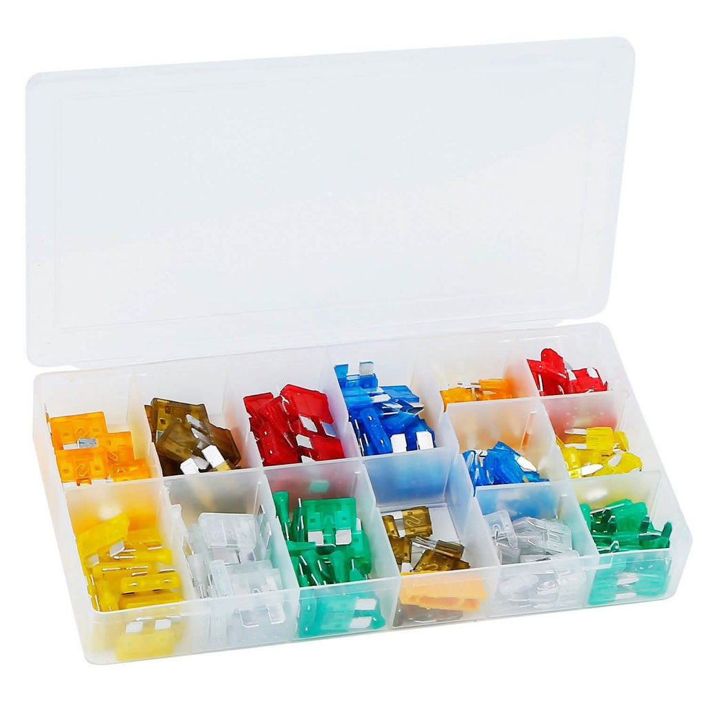 Assortiment de 220 fusibles à lames pour voiture